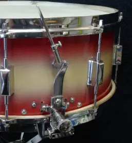 [B]1935 LEEDY 6.5 x 15 RED/CREAM/RED DUCO BROADWAY PARALLEL MODEL[/B]
