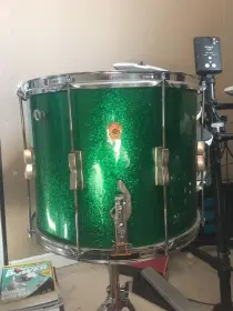 Ludwig Green Sparkle Marching Snare