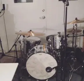 Slingerland Chrome Over Wood Drums