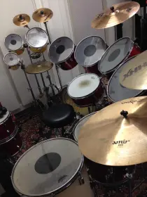 Vintage Pearl Wood Fiberglass