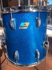Ludwig Vintage Blue Sparkle 14&quot; Floor Tom