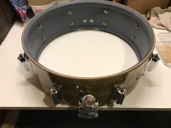 Ludwig snare in Butcher Block wrap???