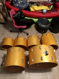 Help identifying 1969 Ludwig kit in gold mist