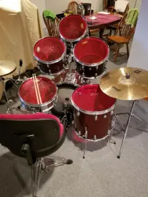 Slingerland Avante in Sparkling Orange Pearl