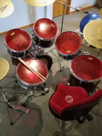 Slingerland Avante in Sparkling Orange Pearl