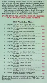 1960s Ludwig snare wires ...