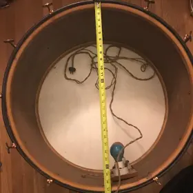 1920’s Ludwig &amp; Ludwig factory painted drum head