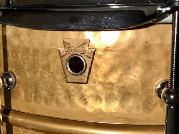 Ludwig 6.5x14 Hammered Brass Snare!