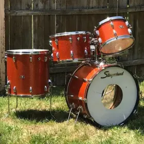 Slingerland Avante ultra rare Sparkling Orange Pearl