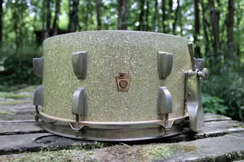 1948-52 WFL Silver Sparkle Ray McKinley Model Snare Drum 6.5x14&quot;