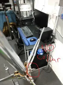 Tip for better security on older Ludwig flat base stands without the &quot;collar&quot;