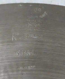 Istanbul K Zildjian 13&quot; hats - Old 2B stamp