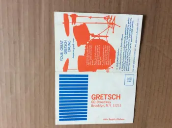Gretsch 1961 and 1963 drum catalogs wanted