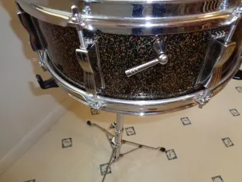 Vintage early 60’s Ludwig Jazz Festival 5” x 14” snare drum in (Rare!) Galaxy Sparkle