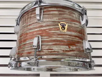 1960 Ludwig Transition Badge Downbeat Outfit No. 988P in Oyster Pink Pearl