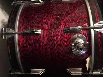 Rogers Red Onyx Drums