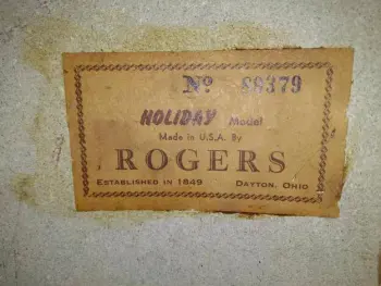 Rogers Red Onyx Drums