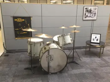 Getting a tour of Zildjian today!