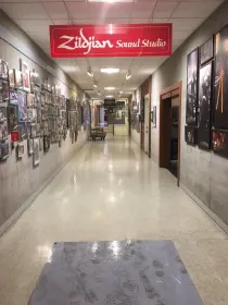 Getting a tour of Zildjian today!