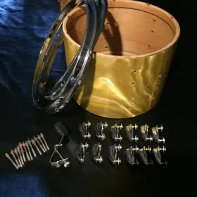 Slingerland 9x12 Tom Yellow (Gold) Satin Flame