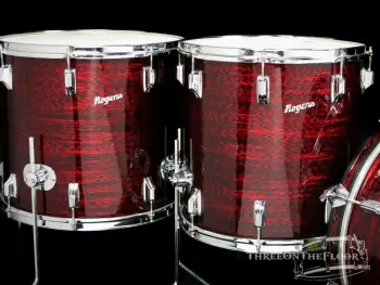 Rogers Powertone Red Onyx Pearl Wrap