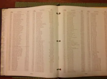 My 80's Ludwig Dealer binder