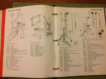 My 80's Ludwig Dealer binder