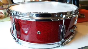 For Sale:MIJ Red Sparkle Snare drum