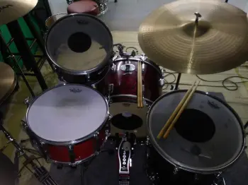 Rogers Red Onyx Drums