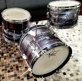 My Blue Ripple Star Drums