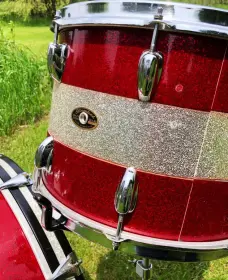 FOR SALE: Vintage 1964 Slingerland 14/22 Tri-Band Marcher Combo Kit