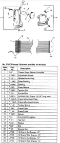 P-34 butt plate, p-87 throw and bushing