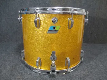 Work-In-Progress: Ludwig 15” Marching Snare in Gold Sparkle