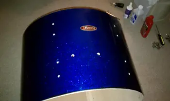 60's Pearl bass drum restoration - LONG time coming!
