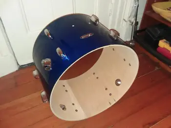 60's Pearl bass drum restoration - LONG time coming!