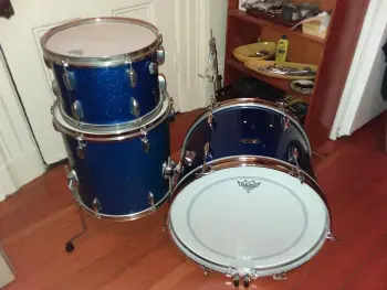60's Pearl bass drum restoration - LONG time coming!