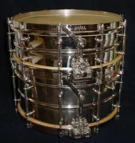 1932-34 SLINGERLAND 6.5 x 14 ALL METAL NOB RADIO MODEL DUALL