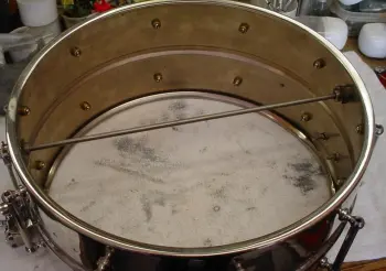 1932-34 SLINGERLAND 6.5 x 14 ALL METAL NOB RADIO MODEL DUALL