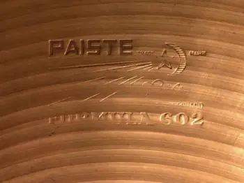My Paiste 602's