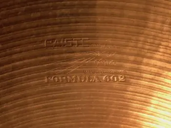 My Paiste 602's