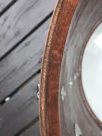 Identification...Ludwig Thermogloss Over Natural Mahogany?