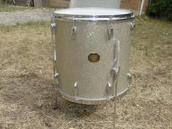 Vintage gretsch stop sign badge floor tom