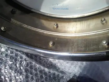 Ludwig trans. badge COB seam and grommet questions