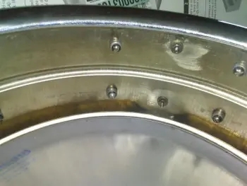 Ludwig trans. badge COB seam and grommet questions