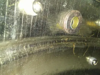 Ludwig trans. badge COB seam and grommet questions
