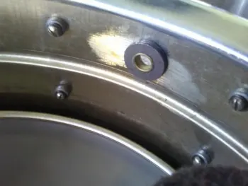 Ludwig trans. badge COB seam and grommet questions