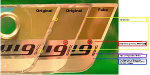 Ludwig blue/olive non serial # badge question.