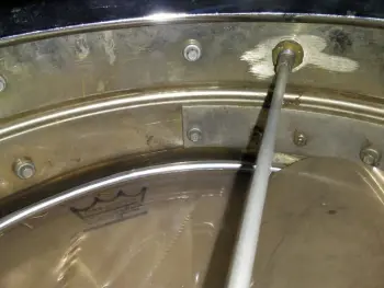 Ludwig trans. badge COB seam and grommet questions