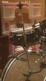 60s Sonor, Bass Drum mounted cymbal stand