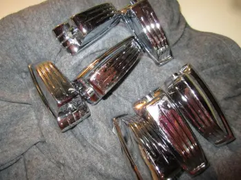 Ludwig bass drum lugs &amp; screws X 10